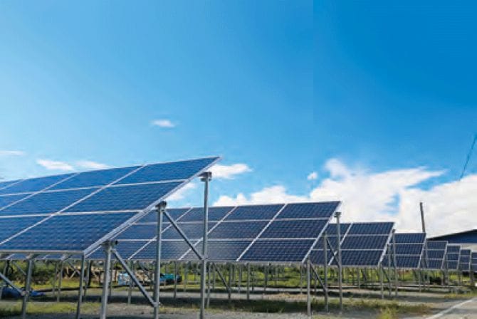 ソーラーパネルの導入(つくば工場)